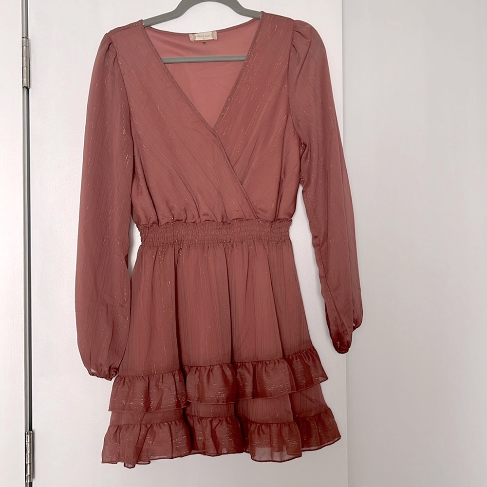 New without tags beautiful Altar d’estate dress color mauve.